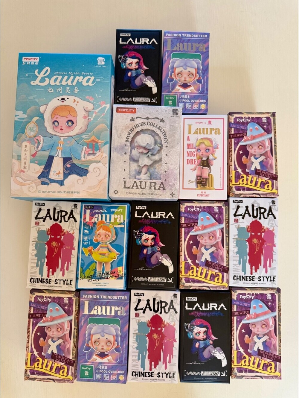 Authentic Blind Box Lot Of 16 ToyCity LAURA Assortment No Dupes BoxA